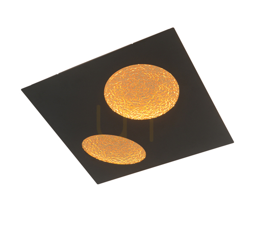 Sprawdź Kinkiet LED Aviano TOULON 4044-304, 60 × 60 cm, czarny mat i złoty