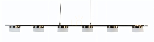 Sprawdź Lampa wisząca szóstka CASSIS czarna 7066-702 Aviano