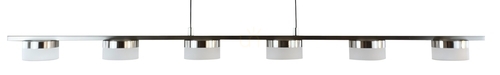 Sprawdź Lampa wisząca szóstka CASSIS nikiel-mat 7066-703 Aviano