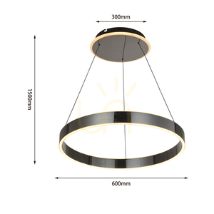 Lampa wisząca MARLING czarny chrom 6072-205 Aviano 3 Lampa wisząca MARLING czarny chrom 6072-205 Aviano small 3