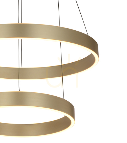 Sprawdź Lampa wisząca podwójna Marling złota 6072-304 Aviano
