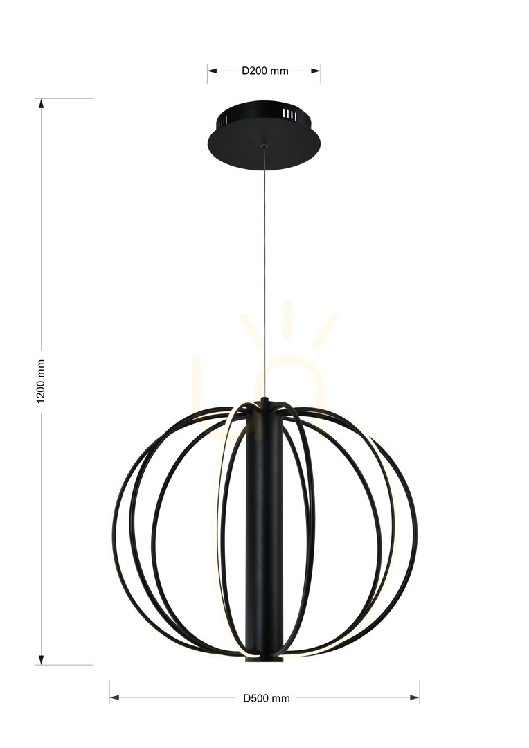 Wyświetl Lampa wisząca BENIALI 6220-1010 Aviano Lampa wisząca BENIALI 6220-1010 Aviano