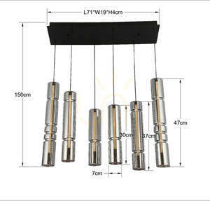 Lampa wisząca szóstka CILINDRO 6223-0610 Aviano 2 Lampa wisząca szóstka CILINDRO 6223-0610 Aviano small 2