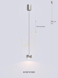 Lampa pojedyncza nikiel matowy QUIBERON 6039-103 Aviano small 5