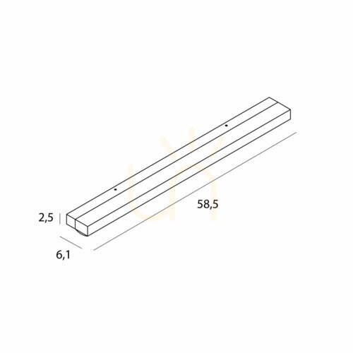 Sprawdź Kinkiet LED Max Light Trio W0408D chrom 58,5 cm 7W 4000K IP44