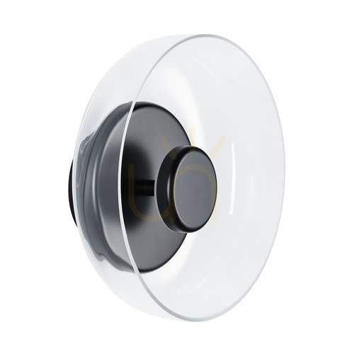 Sprawdź Lampa ścienna DISCO LED czarna 23 cm