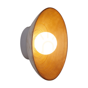 Lampa ścienna ILUSIONI beżowa 26 cm small 7