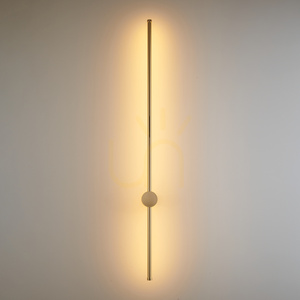 Lampa ścienna SPARO LED złoty połysk 100 cm small 5