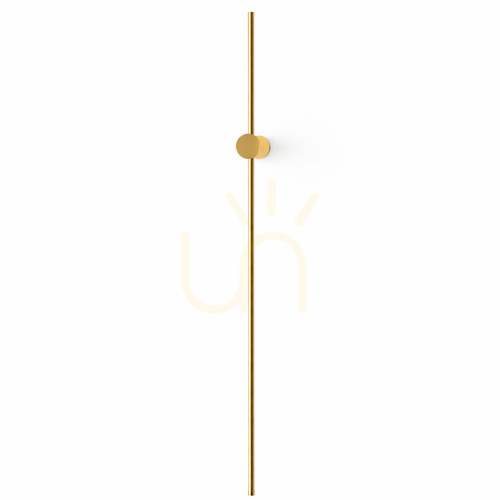 Sprawdź Lampa ścienna SPARO LED złoty połysk 100 cm