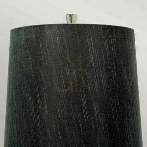 Lampa stołowa Ascent - 1 źródło światła - polerowany nikiel, czarny abażur Elstead small 1