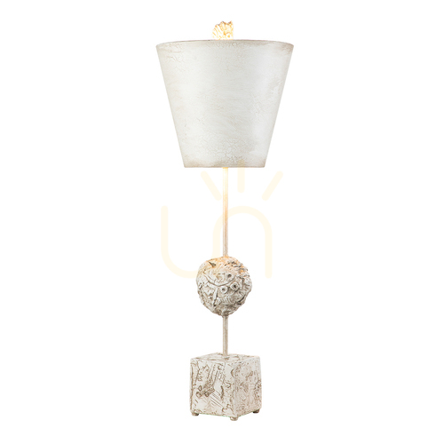 Sprawdź Lampa stołowa Petra - 1 źródło światła - Biel kostna Elstead