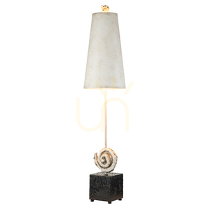 Lampa stołowa Swirl - 1 źródło światła - Biała / Czerń Elstead 0 Lampa stołowa Swirl - 1 źródło światła - Biała / Czerń Elstead small 0