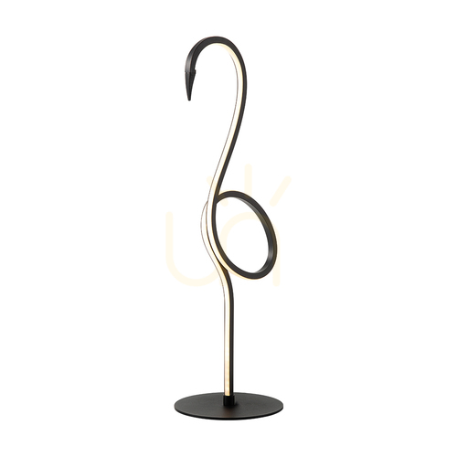 Sprawdź Lampa stołowa LED Flamingo - Czarna Elstead