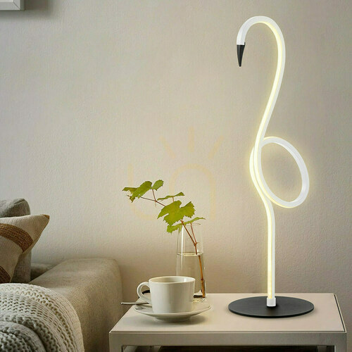 Sprawdź Lampa stołowa LED Flamingo - Biała Elstead