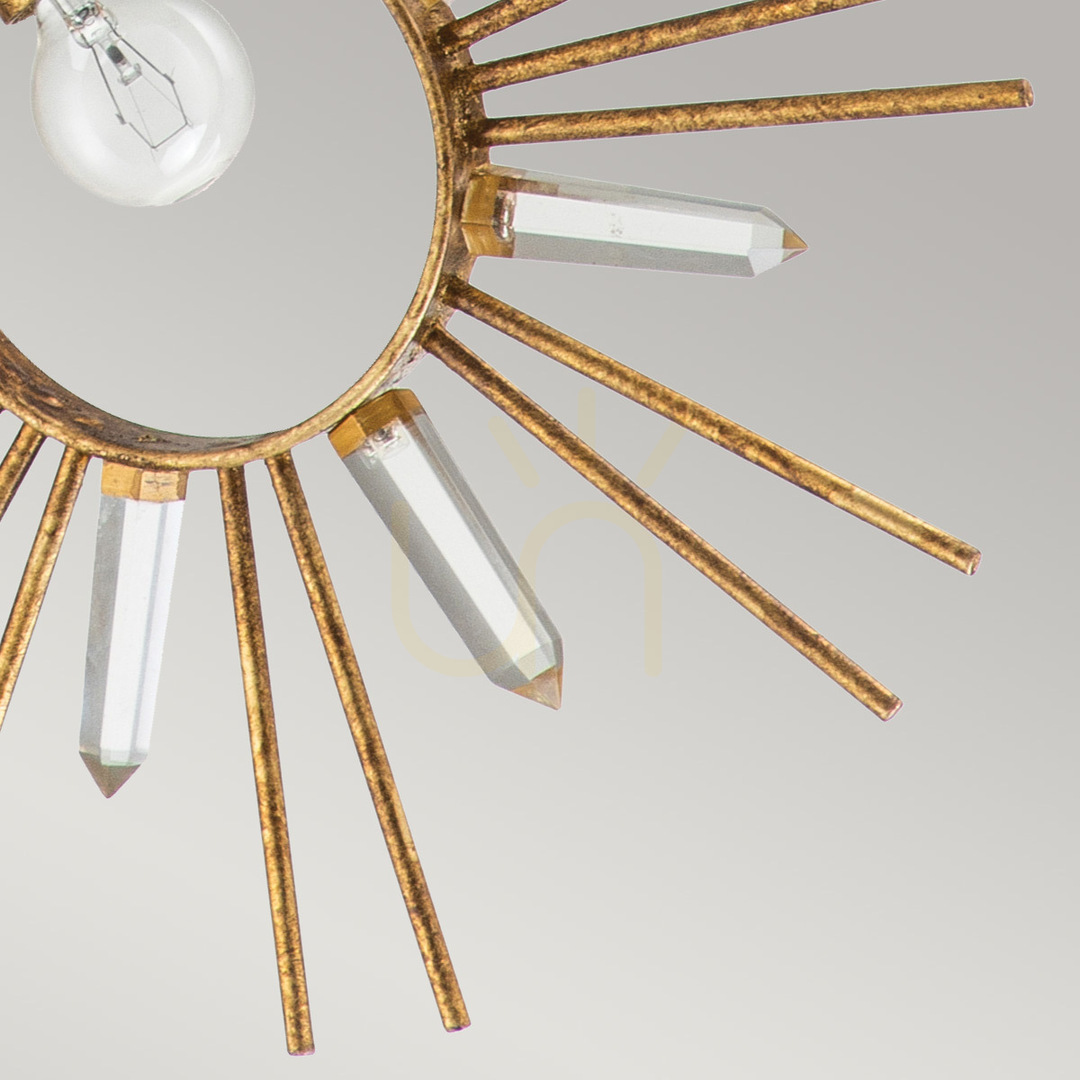 Pokaż Lampa wisząca Sun King - 1 źródło światła Elstead Lampa wisząca Sun King - 1 źródło światła Elstead