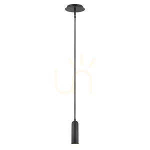 Mała lampa wisząca LED Dax - Czarna Elstead small 0