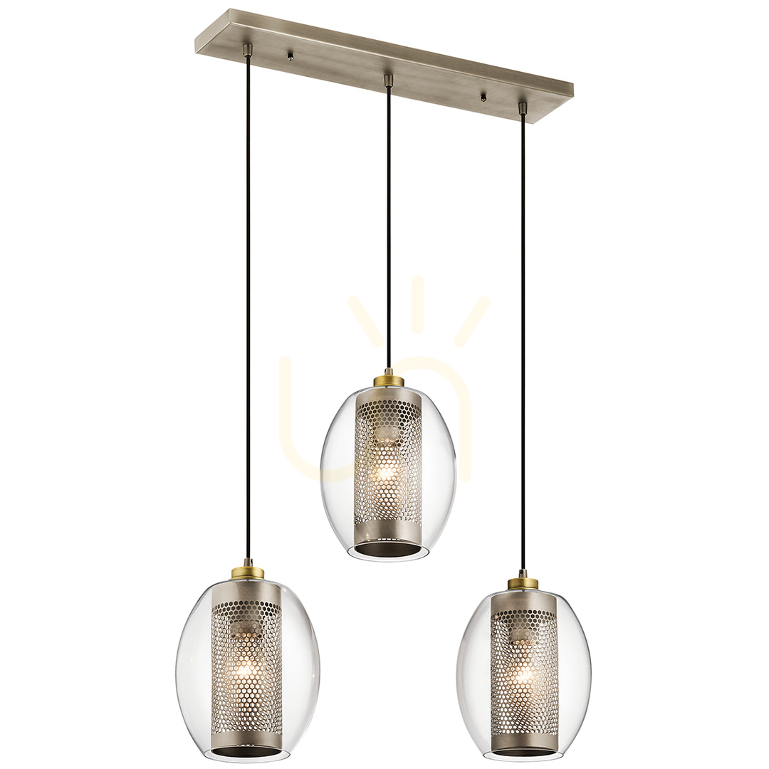 Sprawdź Lampa wisząca Asher II - 3 źródła światła Elstead Lampa wisząca Asher II - 3 źródła światła Elstead