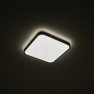 Plafon AGNES SQUARE LED PRO 10983 Nowodvorski czarny 33,5 cm 16 W 3000 K IP44 small 1