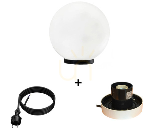 Sprawdź Kula ogrodowa świecąca dekoracyjna 30 cm LUNA BALL wraz z kablem oraz pierścieniem montażowym-dekoracyjnym - PREMIUM - UV - LUNARES