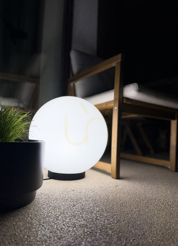 Sprawdź Kula ogrodowa świecąca dekoracyjna 30 cm LUNA BALL wraz z kablem oraz pierścieniem montażowym-dekoracyjnym - UV - LUNARES