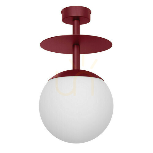 Sprawdź PLAAT B burgundowa lampa przysufitowa / plafon
