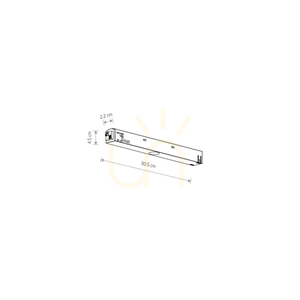 Zasilacz wewnętrzny 48 V 150 W do szynoprzewodu LVM 11616 Nowodvorski small 1
