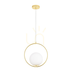 Lampa wisząca COSTA ROUND złota 35 cm small 0
