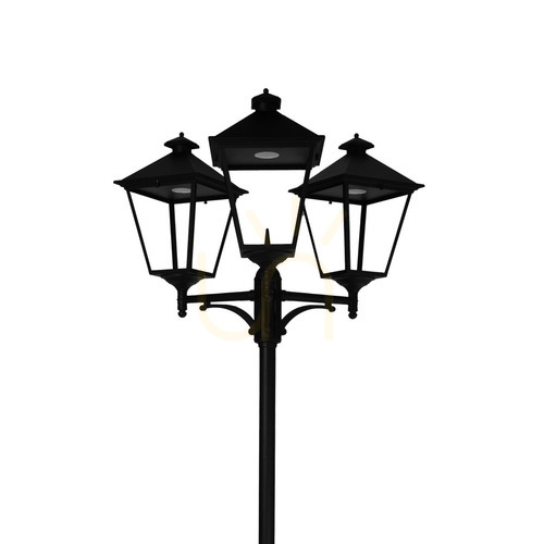 Sprawdź Latarnia ogrodowa / parkowa IP54 LONDON BIG 4133BL 3x9,5W 4000K czarny - premium NORLYS