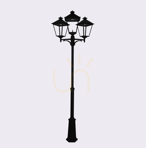 Sprawdź Latarnia ogrodowa / parkowa IP54 LONDON BIG 4134BL 3x13,4W 3000K czarny - premium NORLYS