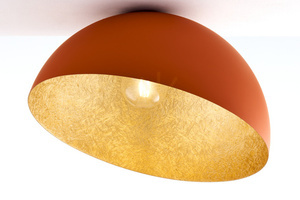 Plafon Sigma Sfera 50 ceglany złoty 41518 small 0