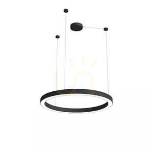 Żyrandol Aurum M Zmienna Barwa Światła LED czarny PL0116-90-CCT-BK small 4