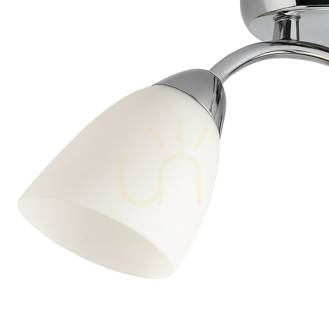 Pokaż Chrom Lampa Sufitowa Portos 3x E14 Chrom Lampa Sufitowa Portos 3x E14