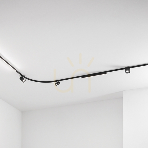 Sprawdź Profil LED nawierzchniowy Ideallux DEVA czarny 200 cm aluminium 332482