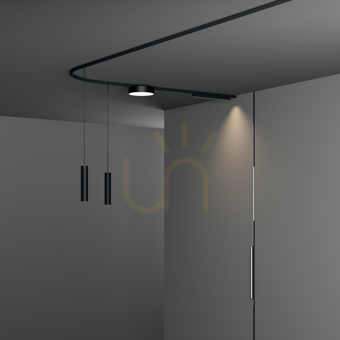 Obejrzyj Profil LED nawierzchniowy Ideallux DEVA czarny 200 cm aluminium 332482 Profil LED nawierzchniowy Ideallux DEVA czarny 200 cm aluminium 332482