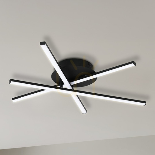 Sprawdź Czarny plafon LED Milagro STICK ML1850 12 W