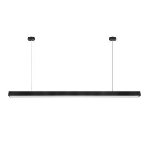 Lampa wisząca liniowa LED Domeno 40 W czarna 4000 K, 3200 lm