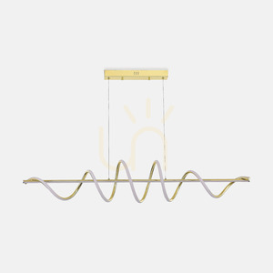 Lampa wisząca Zuma Line ESERO MS902-GD Złoty 1xLED small 1