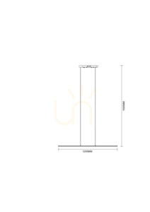 Lampa wisząca Zuma Line ESERO MS903-GD Złoty 1xLED small 0