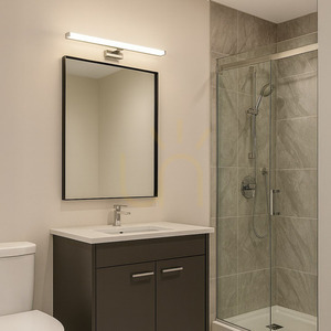 Srebrny Kinkiet Mirore Silver 10 W 60cm IP44 small 1