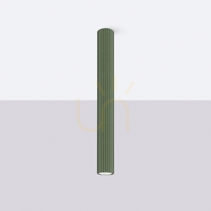 Plafon KARBON 60 zielony oliwkowy small 1