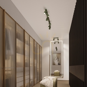 Plafon KARBON 60 zielony oliwkowy small 10