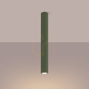 Plafon KARBON 60 zielony oliwkowy small 2
