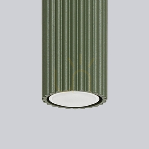 Plafon KARBON 60 zielony oliwkowy small 3