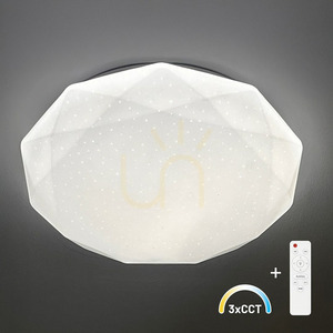 Plafon LED Milagro HEX ML1870 biały 50 cm 72 W z pilotem small 0