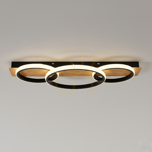 Sprawdź Drewno Lampa Sufitowa Rowena 18 W Led