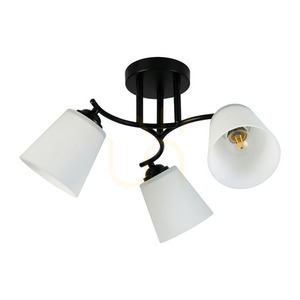 Czarna Lampa Sufitowa Pafos Black 3x E27 small 9