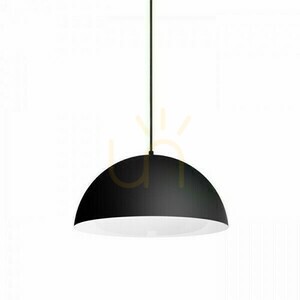 Lampa Wisząca Monroe 40 Czarna Matowa /Biała 230 V E27 42 W
