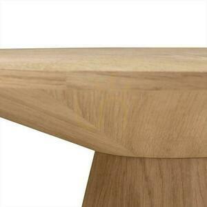 Stolik Boczny ORB 60 cm, Naturalna Okleina Dębowa small 3