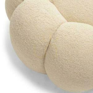 Pufa PERLE Beżowy Boucle small 2
