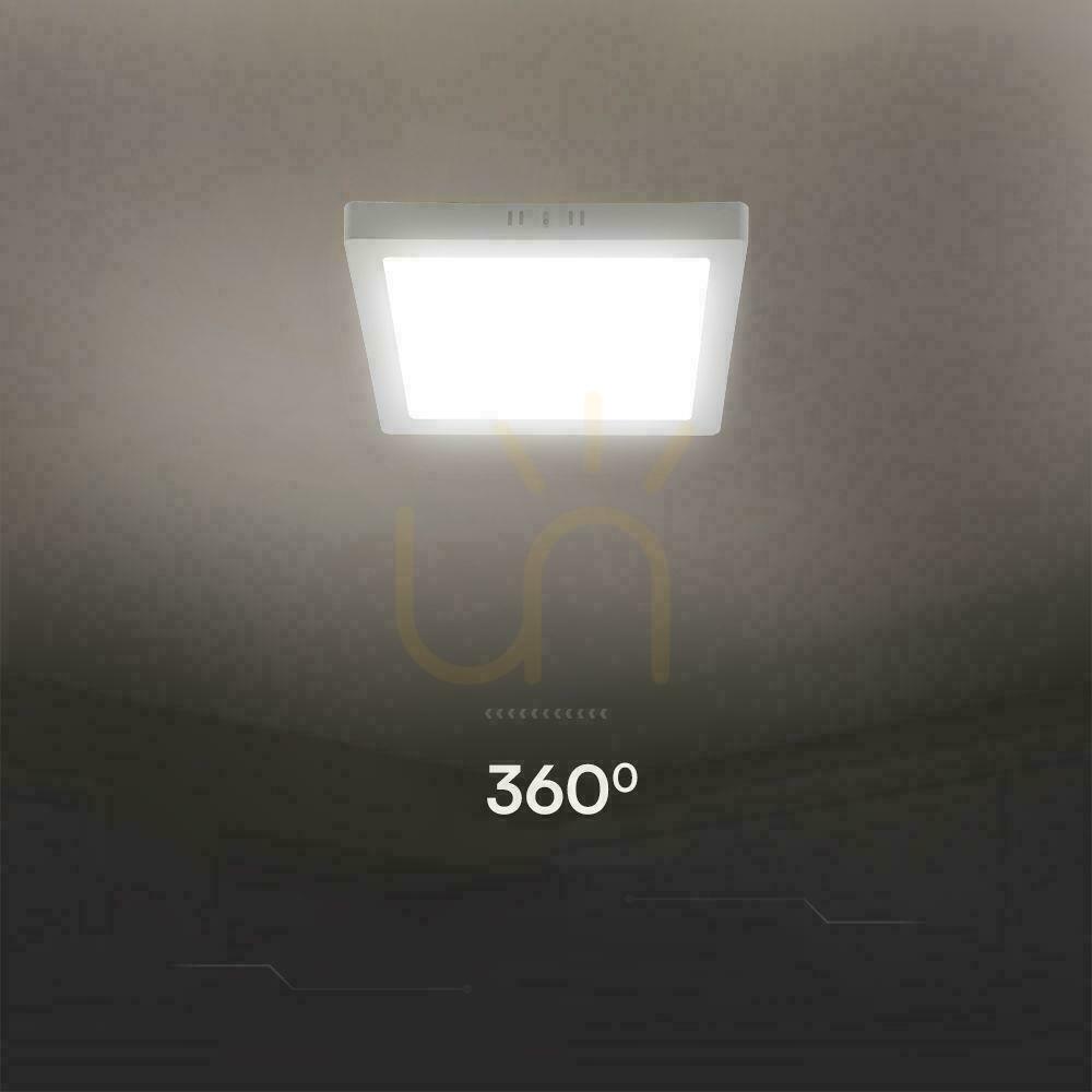 Wyświetl Panel natynkowy V-TAC 18W LED SAMSUNG CHIP kwadrat 214x214mm VT-60018SQ-S 3000K 1850lm 5 lat gwarancji Panel natynkowy V-TAC 18W LED SAMSUNG CHIP kwadrat 214x214mm VT-60018SQ-S 3000K 1850lm 5 lat gwarancji